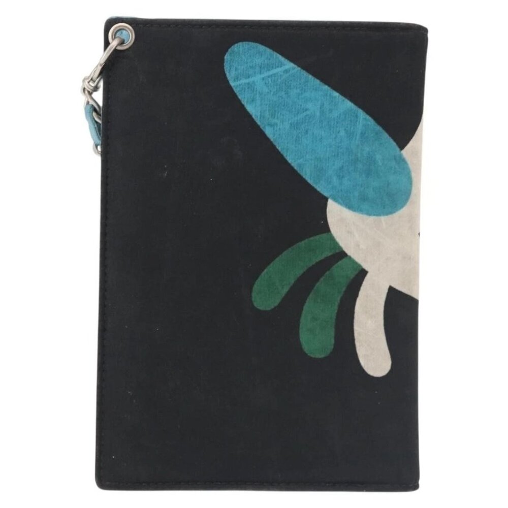 CHANEL Chain Compact Wallet Satin Black CC Auth 143013 - Picture 2 of 16